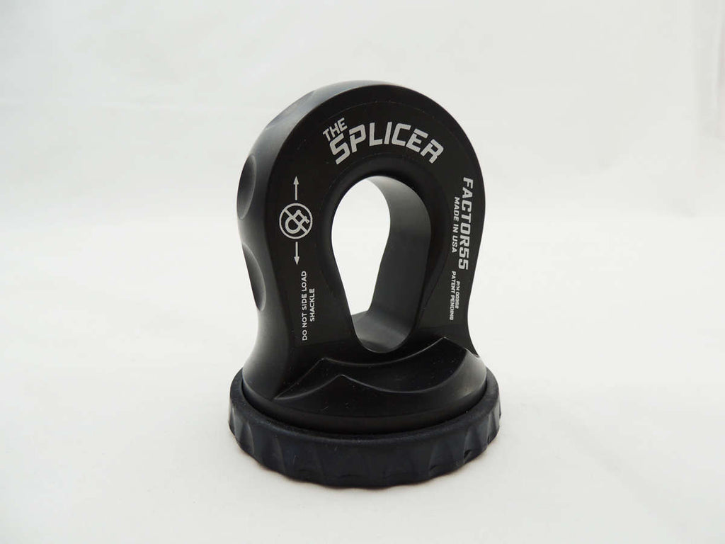 Splicer 3/8-1/2 Inch Synthetic Rope Splice On Shackle Mount Black Factor 55 - 00352-04