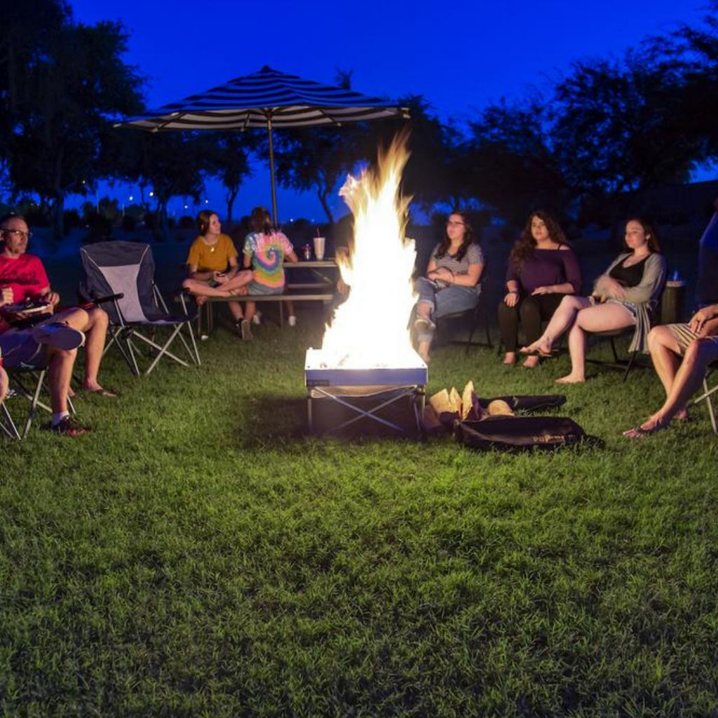 Outdoor Campfire Pop-Up Pit & Heat Shield Combo CB001 - Cali Raised Offroad