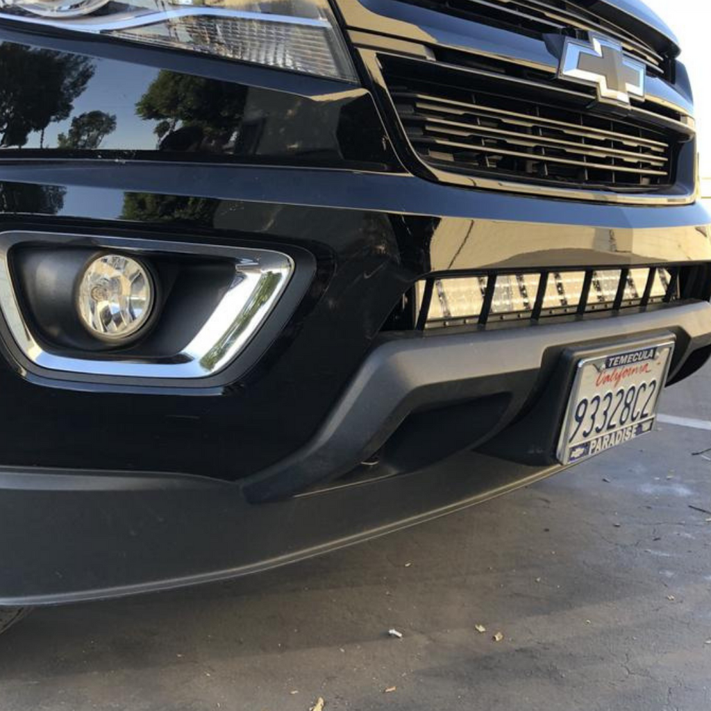 2014-2020 Chevy Colorado 32" Lower Bumper LED Bar Brackets - Cali Raised LED