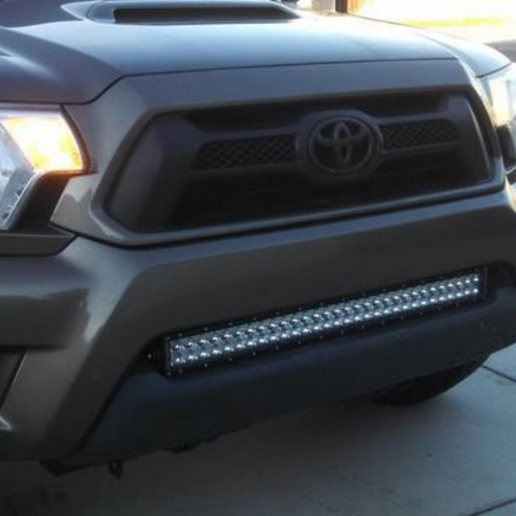 05-2015 Toyota Tacoma 32" Flush LED Bumper Light Bar Brackets Combo Kit - Cali Raised Offroad