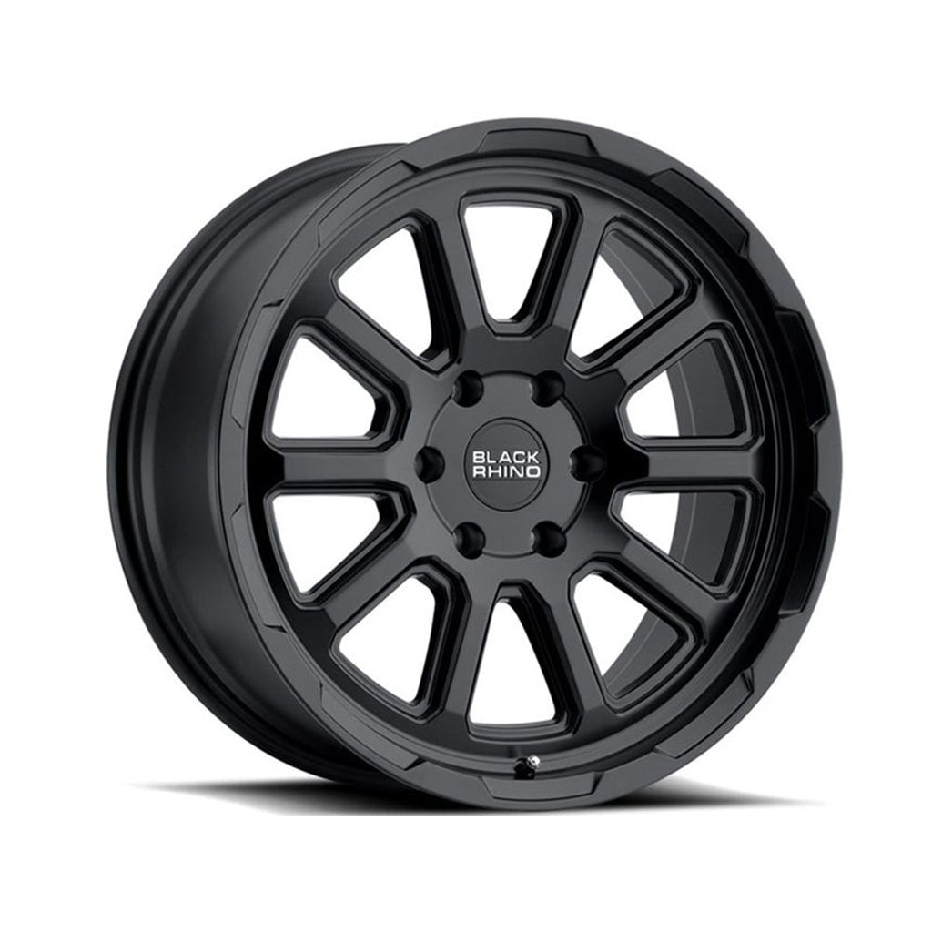 Black Rhino Chase, 17x8.5 Wheel with 6x5.5 Bolt Pattern - Matte Black - 1785CHS006140M12