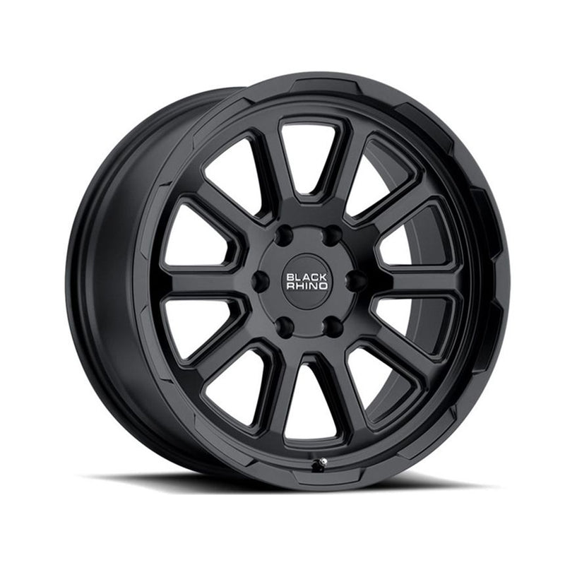 Black Rhino Chase, 17x8.5 Wheel with 6x5.5 Bolt Pattern - Matte Black - 1785CHS006140M12