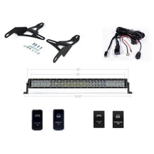 Load image into Gallery viewer, 16+ Toyota Tacoma 32&quot; LED Bar Lower Bumper Hidden Mounts Combo Kit