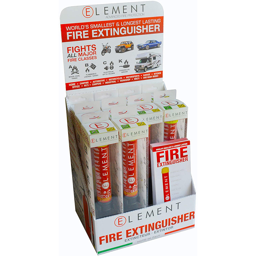 Element E50 Professional Fire Extinguisher POP 10-Pack Display- 50050 - Cali Raised Offroad