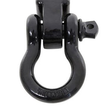 Load image into Gallery viewer, Receiver Hitch D-Ring 3/4 Inch 4.75 Ton Rating Fits 2 Inch Receiver Black Smittybilt - 29312B