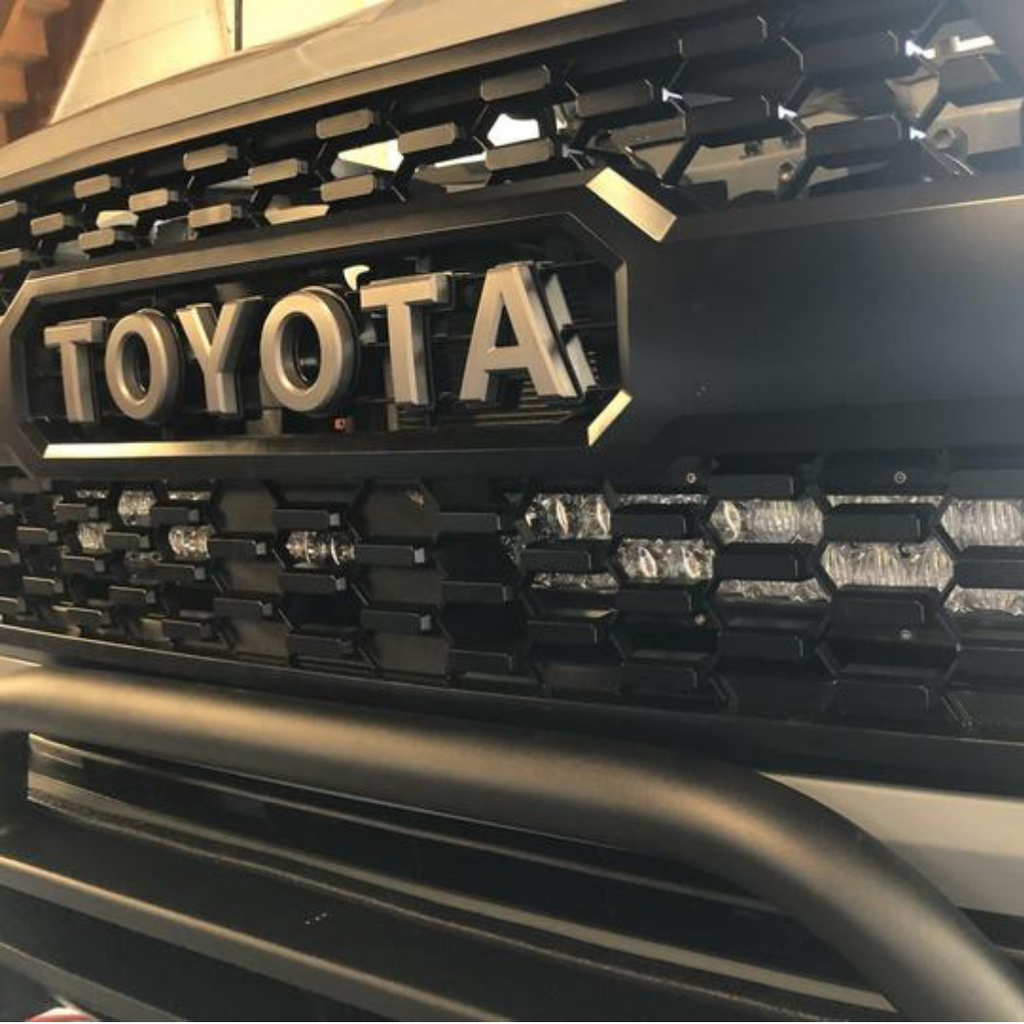 2016-2020 Toyota Tacoma Hidden Grille LED Light Bar Mounts - Cali Raised LED