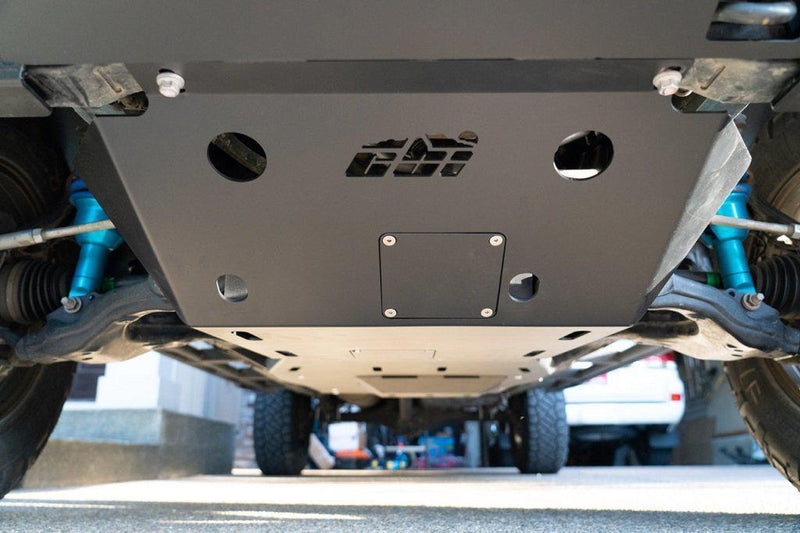T2/T3 Toyota Tacoma Full Overland Skid Plate 2005+ TRD Gray CBI Offroad - Cali Raised Offroad