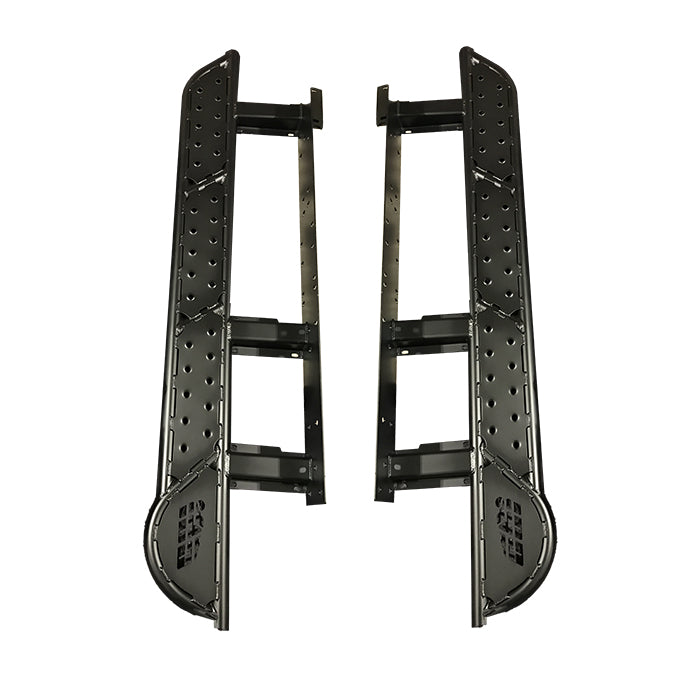 5th Gen Toyota 4Runner Overland Bolt On Rock Sliders DOM Upgrade No Kickouts 10-22 Toyota 4Runner CBI Offroad
