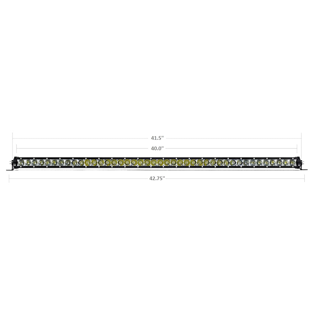 42" Slim Single Row Combo Beam  LED Bar White By Cali Raised Led MPN: CR2315 - Cali Raised Offroad