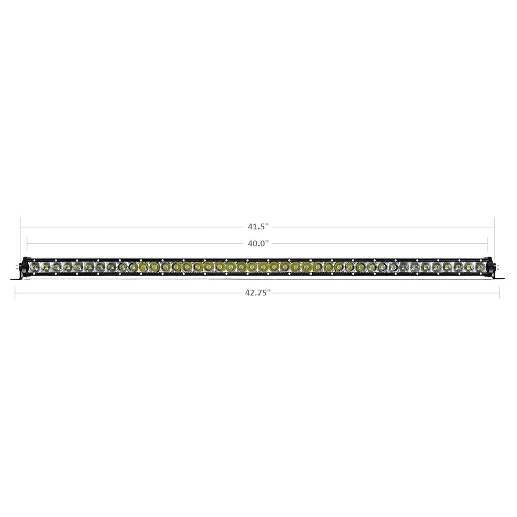 42" Slim Single Row Combo Beam  LED Bar White By Cali Raised Led MPN: CR2315