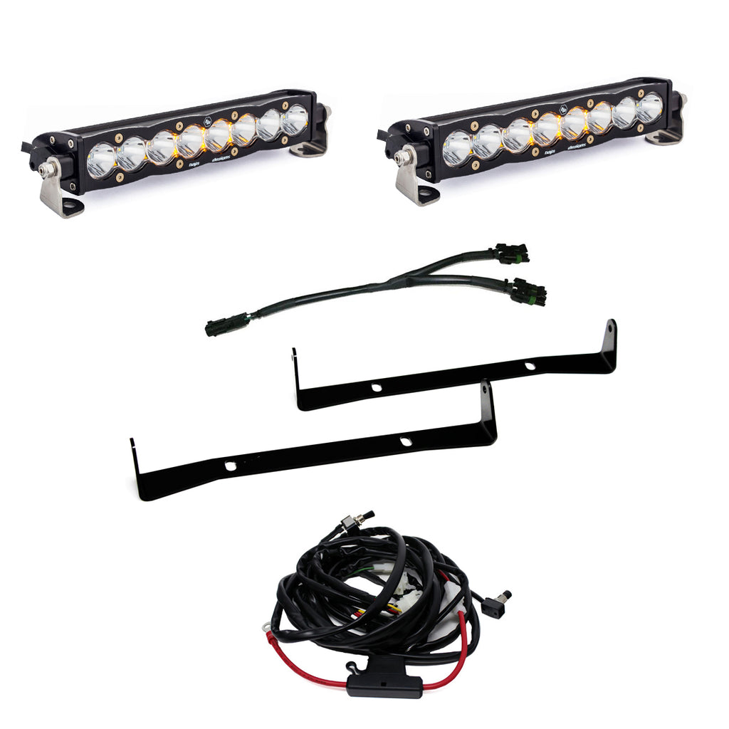 Baja Designs 4Runner TRD (14-18) Dual S8 Mount Kit, 10" S8 - 125555 - Cali Raised Offroad