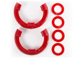 Rugged Ridge D-Ring Shackle Isolator Kit 3/4-Inch Red (Pair) Part# 11235.31