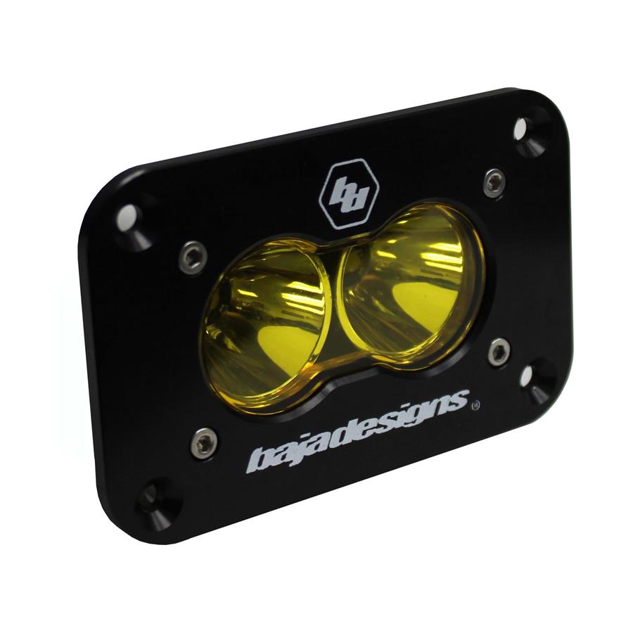 S2 Flush Sport, LED Spot Amber Flush Mount - 125712 - Cali Raised Offroad
