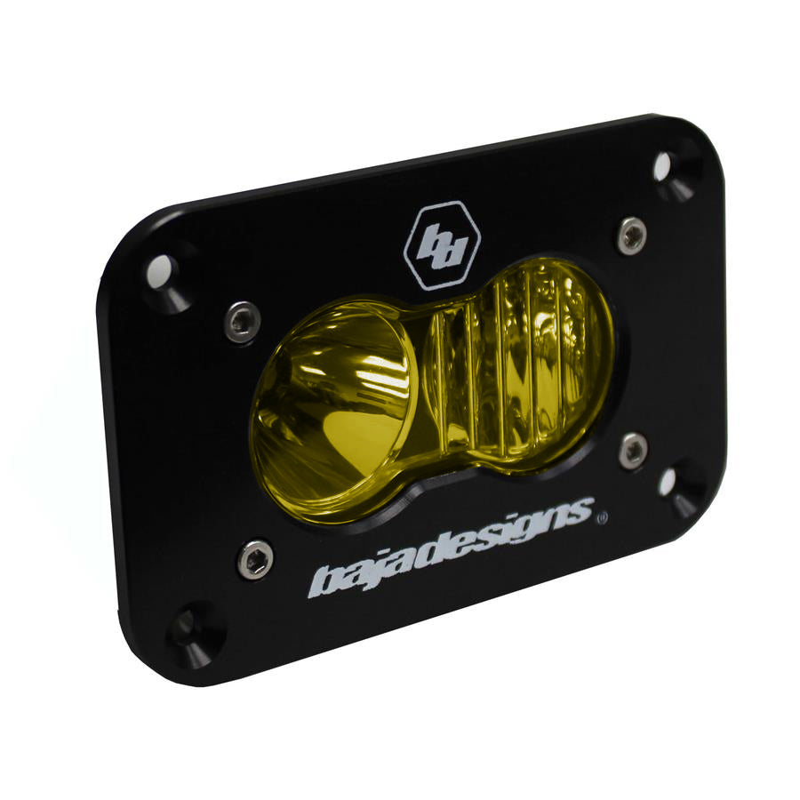 S2 Flush Sport, LED Driving/Combo, AMBER  Flush Mount - 125713 - Cali Raised Offroad