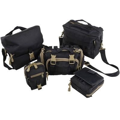 Jeep Storage Bags G.E.A.R. MOLLE Universal Fit 5-Piece Set Black Smittybilt - 56633