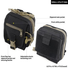 Load image into Gallery viewer, Jeep Storage Bags G.E.A.R. MOLLE Universal Fit 5-Piece Set Black Smittybilt - 56633