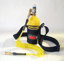 Load image into Gallery viewer, CO2 Tank 2.5 Lb 72 Cu N2 Shoulder Sling Power Tank - BKT-2350