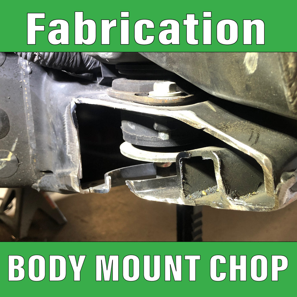 Body Mount Chop Fabrication for Toyota Tacoma, 4runner or Tundra BMC - Cali Raised Offroad