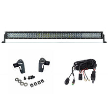 Load image into Gallery viewer, 42&quot; Dual Row Combo Beam light bar W/Premium Roof Rack Mounts and Wire Harness
