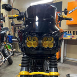 A10 Moto 08-17 Dyna Fat Bob Baja Designs LP4 Lighting Combo Kit