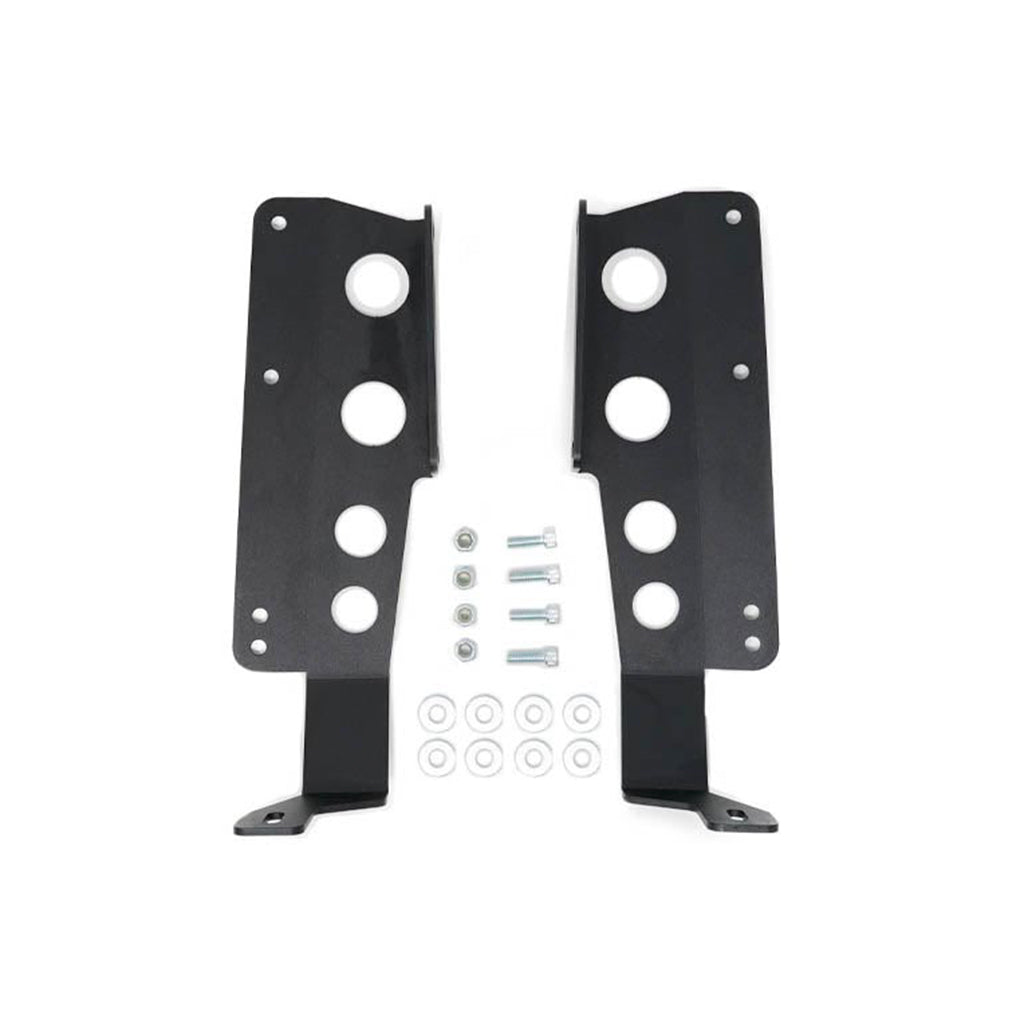 14-21 Toyota Tundra 42" Hidden Grille Curved LED Light Bar Mounting Brackets - Cali Raised Offroad