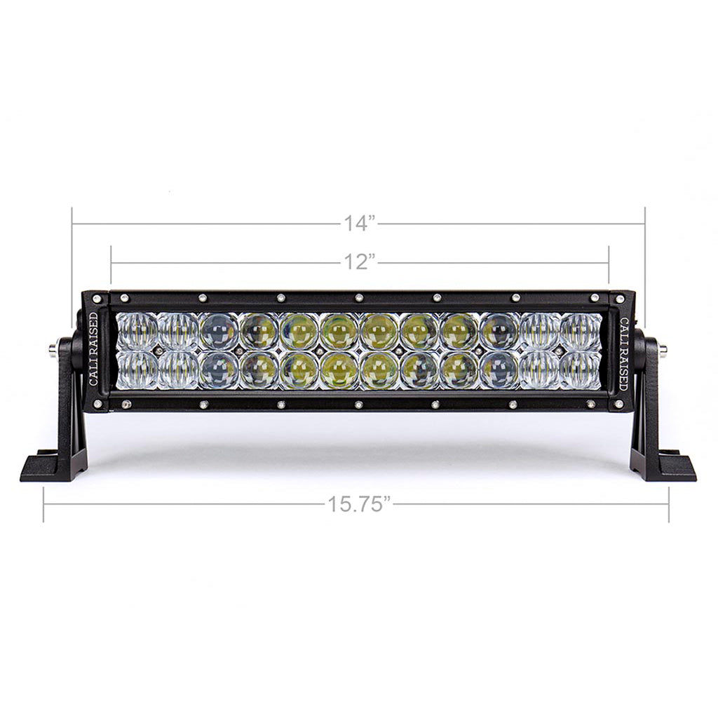14" Dual Row 5D Optic Osram LED Bar By Cali Raised LED - Cali Raised Offroad