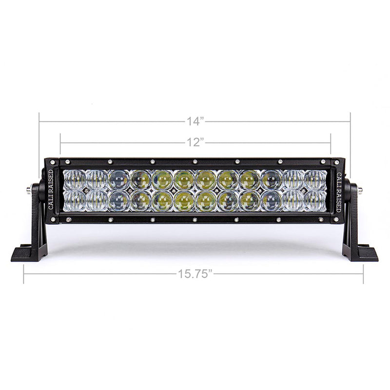 14" Dual Row 5D Optic Osram LED Bar By Cali Raised LED - Cali Raised Offroad