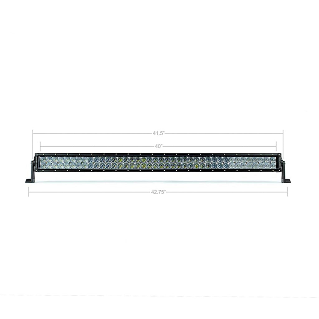 42" Dual Row 5D Optic OSRAM Light Bar By Cali Raised LED
