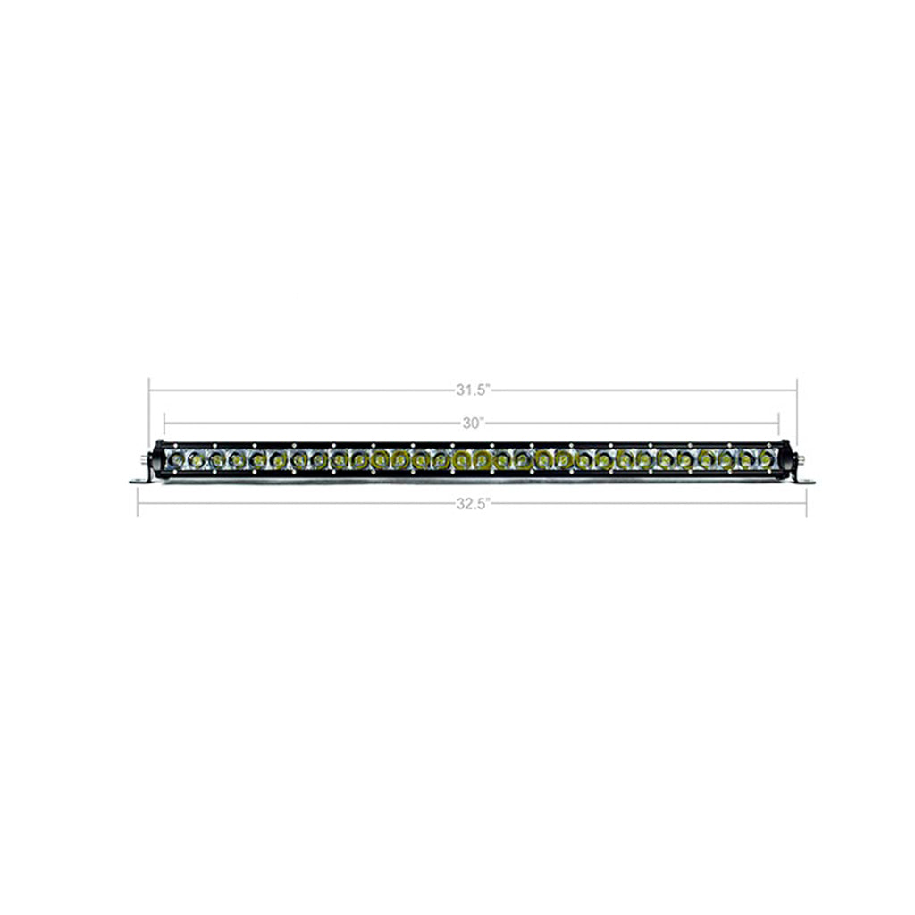 32" Slim Single Row LED Bar (Amber) CRSRL0005 - Cali Raised Offroad
