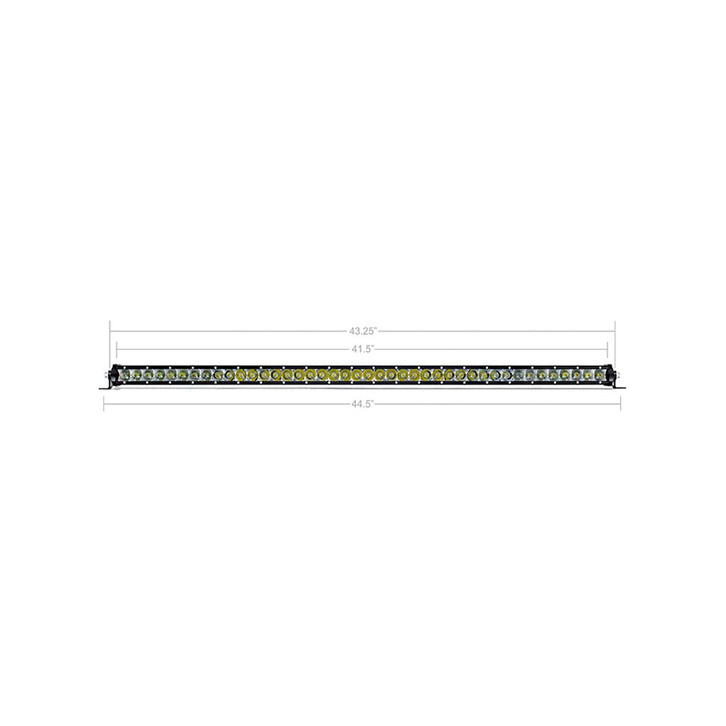 42" Slim Single Row LED Light Bar (Amber) By Cali Raised Led MPN: CR2542 - Cali Raised Offroad