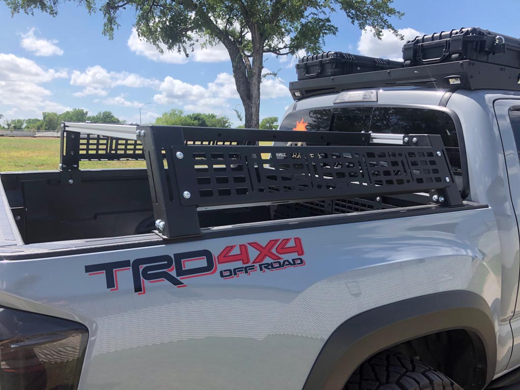 Toyota Tacoma Long Bed Cali Raised LED Overland Bed Rack fits: 05-Present