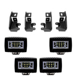 360 Degree Lighting Kit W/Brackets For Cali Raised Led 4Runner Premium Roof Racks