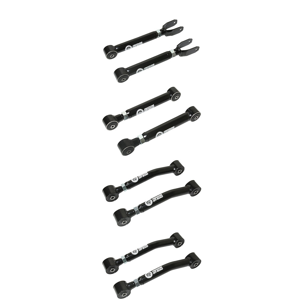 Adjustable Upper and Lower Control Arms 0-8" Lift (8 pc Kit) #FO-J705FU-ADJ+FO-J705RU-ADJ+FO-J705L-ADJ(2)