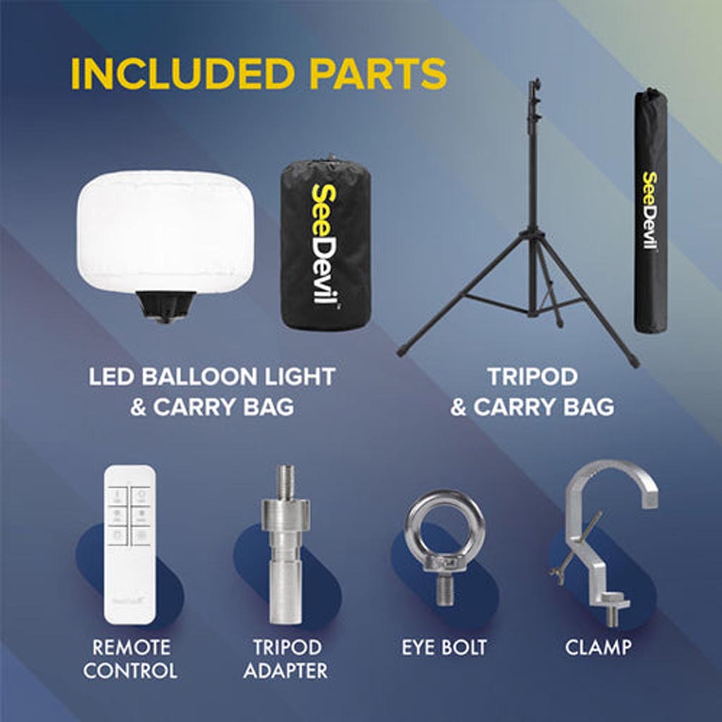 SeeDevil 60 Watt Balloon Light Kit