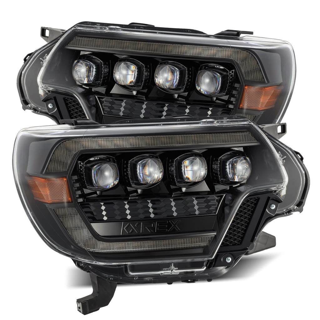 12-15 Toyota Tacoma NOVA-Series LED Projector Headlights Alpha Black-880752