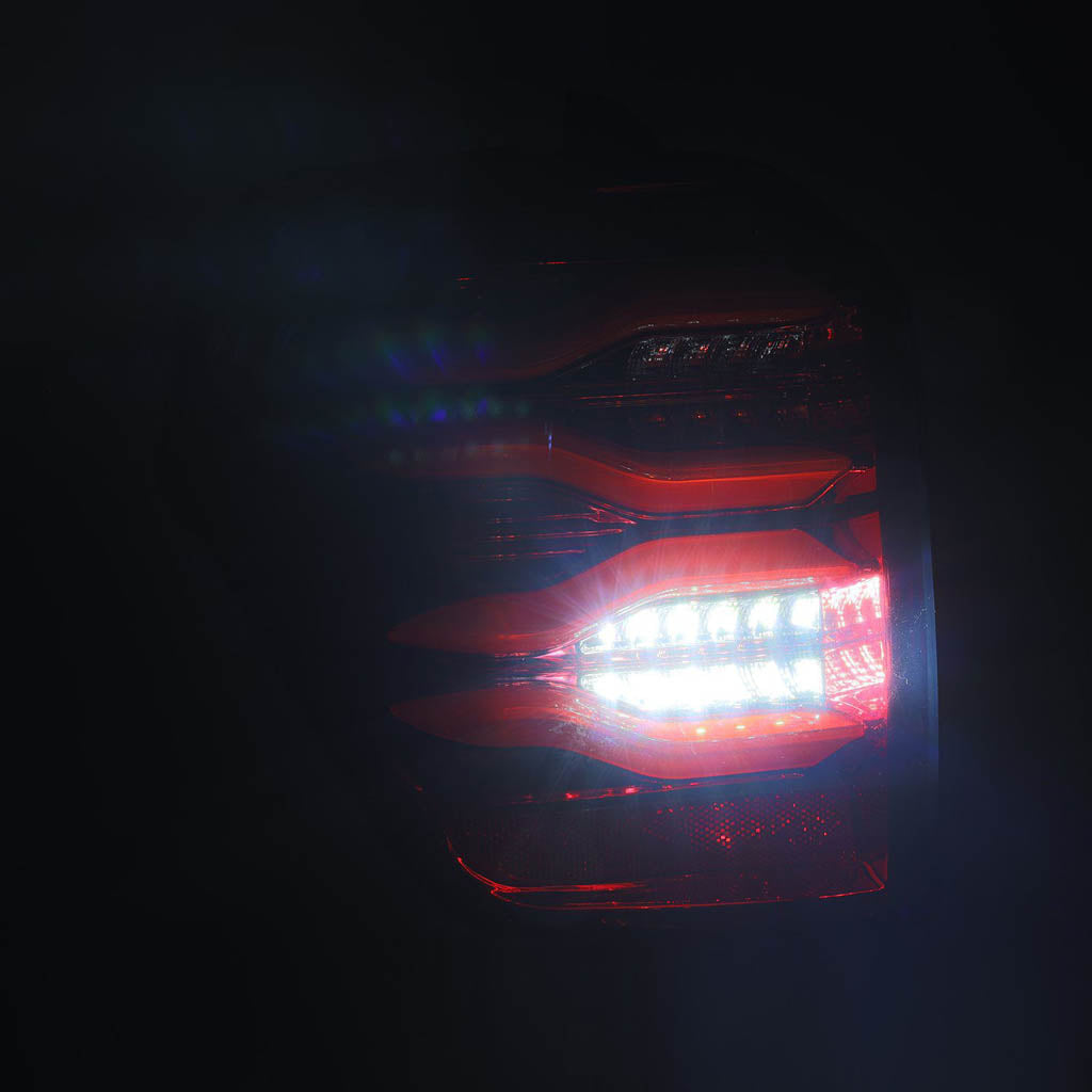 AlphaRex 10-21 Toyota 4Runner PRO-Series LED Tail Lights Jet Black - 690010