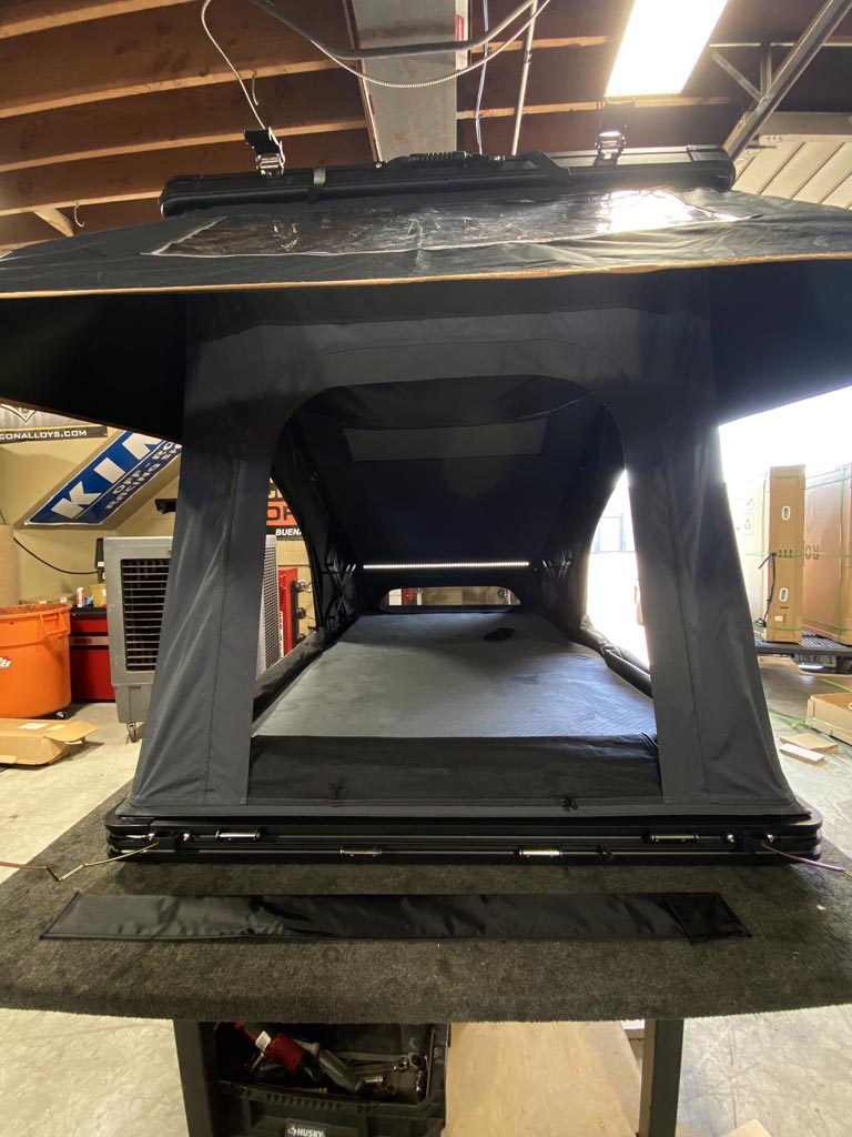dog rooftop tent Top Dog Tents Aluminum Shell Rooftop Wedge Tent
