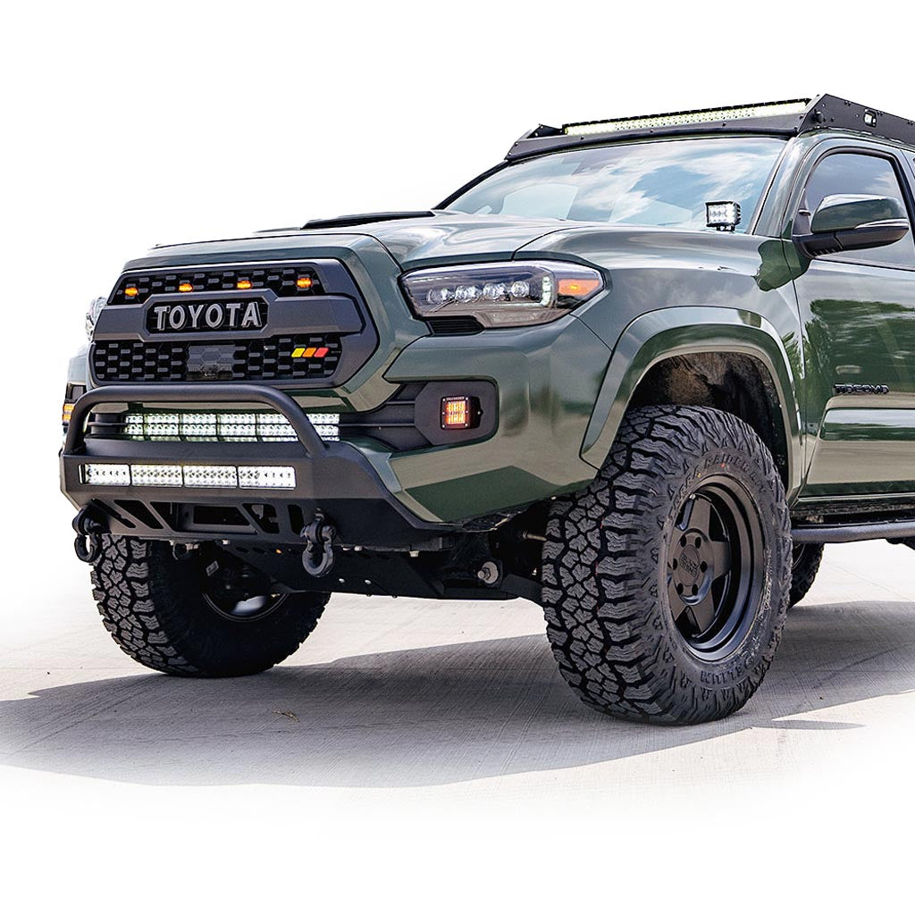 2016+ TOYOTA TACOMA STEALTH FRONT BUMPER By Cali Raised Led