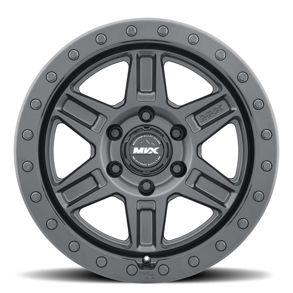 MVX Offroad  VX61 17x9 with 6X135 -12  Matte Graphite - 79063500 VX61MGRY