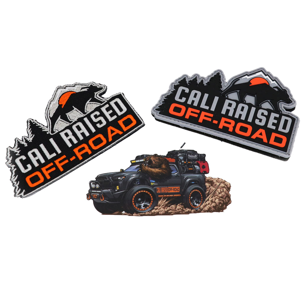 Cali Raised Offroad Patch Kit with Decal 4x2.5 Logo2