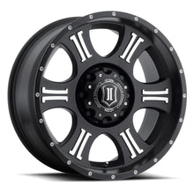 Load image into Gallery viewer, Icon Alloys Shield Wheel Series Satin Black Machined Face 20 X 9 8 X 170 Bolt Pattern 0MM Offset 5 Inch Backspace - 1020908150MB