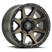 Load image into Gallery viewer, Icon Alloys Rebound Bronze 17 X 8.5 5 X 150 Bolt Pattern 25MM Offset 5.75 Inch Backspace - 1817855557BR