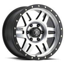 Load image into Gallery viewer, Icon Alloys Six Speed Wheel Series Satin Black 17 X 8.5 6 X 135 Bolt Pattern 6MM Offset 5 Inch Backspace - 1417856350MB