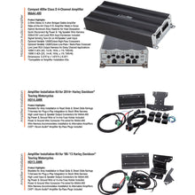 Load image into Gallery viewer, Installer-Friendly ATOM MINI Amplifier Bracket &amp; Wiring Kit Harley Davidson® 1998-2013 Touring Models - HD13.AWK