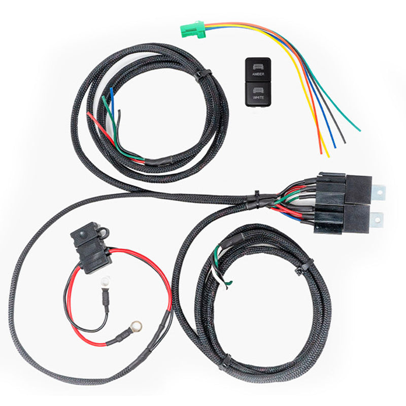 Dual Function Wiring Harness With Dual Relays complete with Dual Function Switch - Cali Raised Offroad