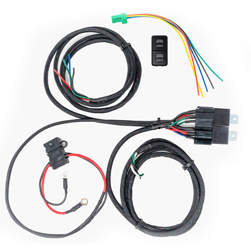 Dual Function Wiring Harness With Dual Relays complete with Dual Function Switch
