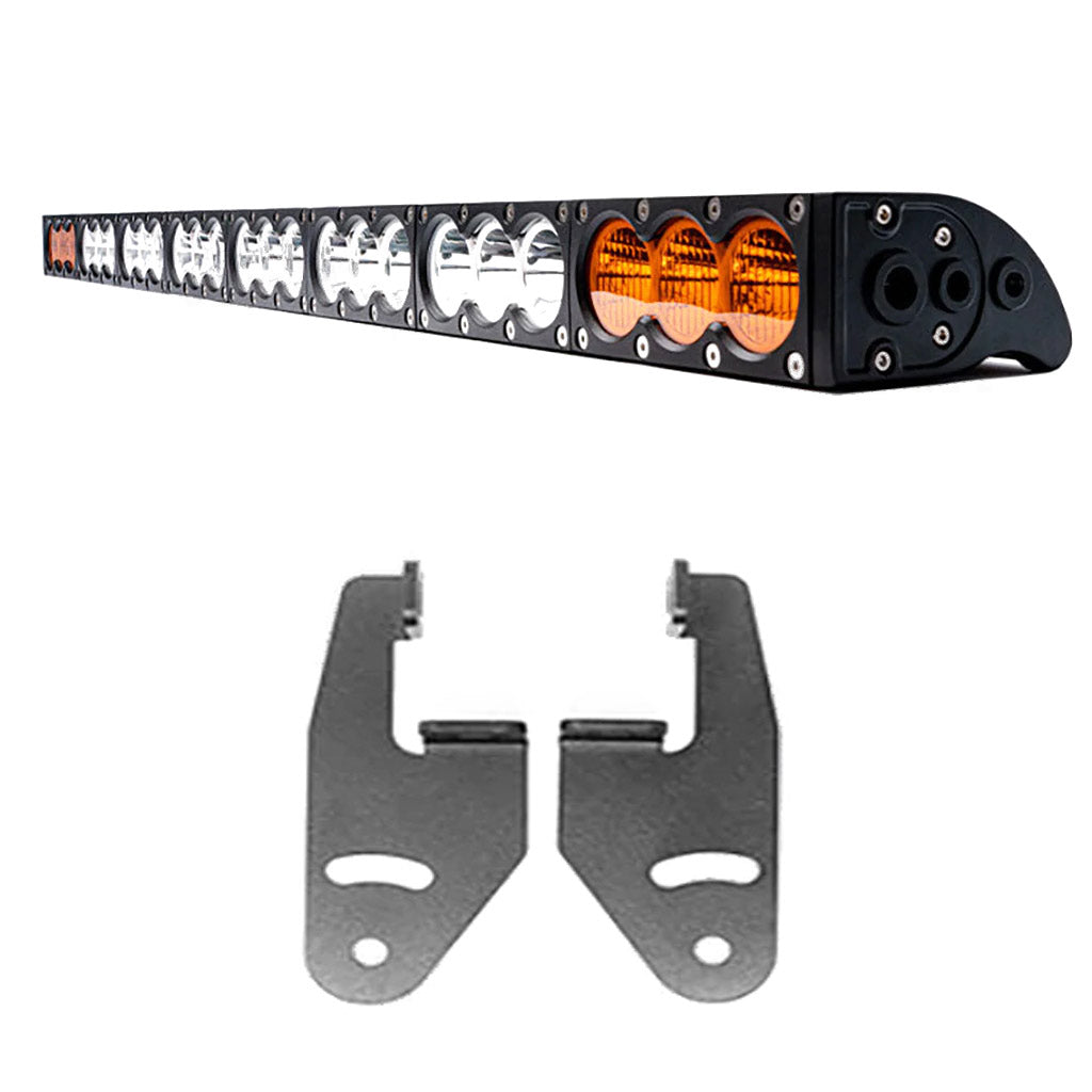 43" DUAL FUNCTION Light Bar Kit complete with CRL Roof Rack Brackets