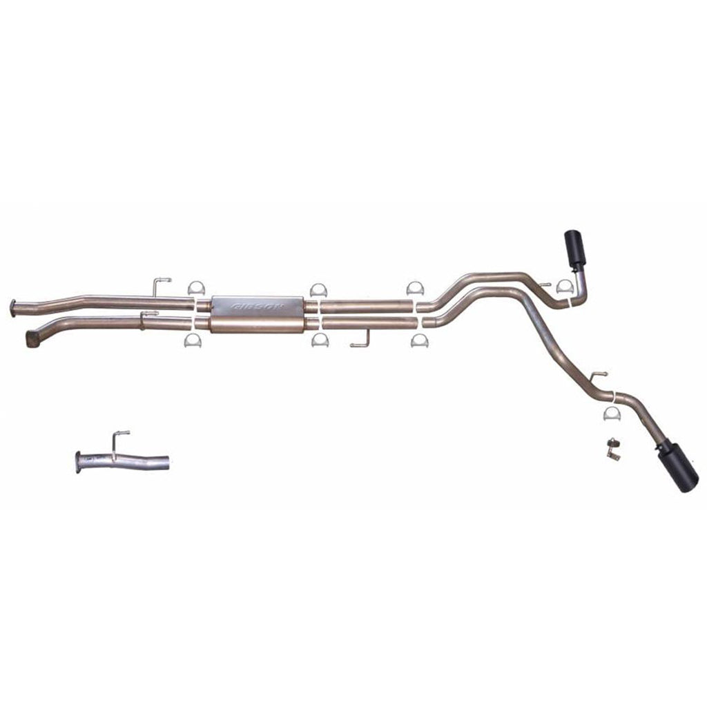 07-21 TOYOTA TUNDRA 4.6L-5.7L EXTENDED CREW CAB, BLACK ELITE DUAL EXTREME EXHAUST, STAINLESS, #67501B
