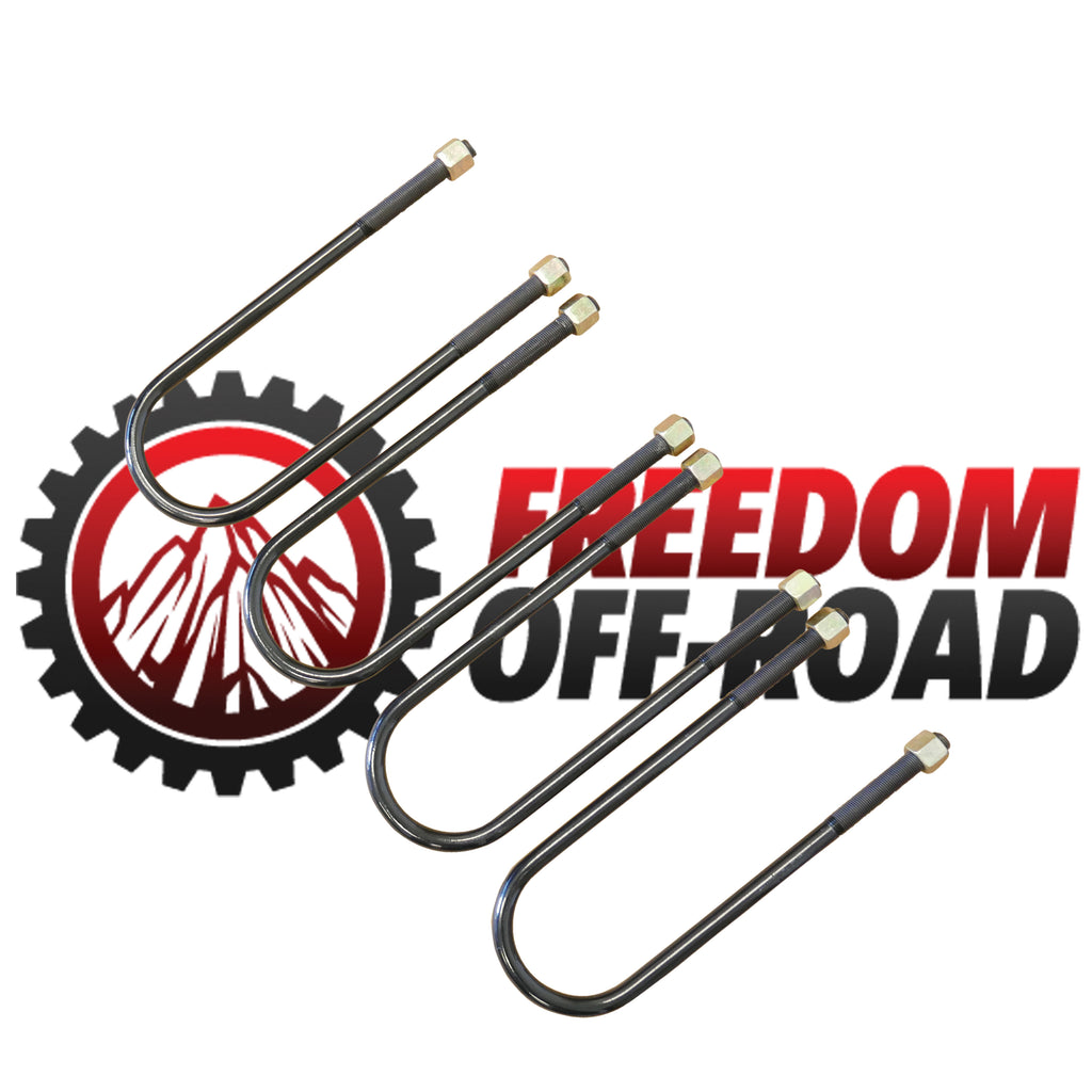 Freedom-Off-Road-4-Pcs-Square-U-Bolts-for-3.5-Wide-Leaf-Springs-13.5-Long-#FO-D404-FO-D404-CRO