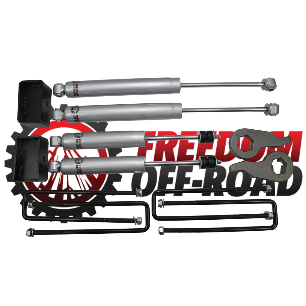 Freedom-Off-Road-1-3-Leveling-Kit-w/-Shocks-#FO-G502-KIT-FO-G502-KIT-CRO